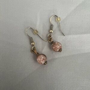 Glass of Venice Starlight Balls Earrings - Rose Cream